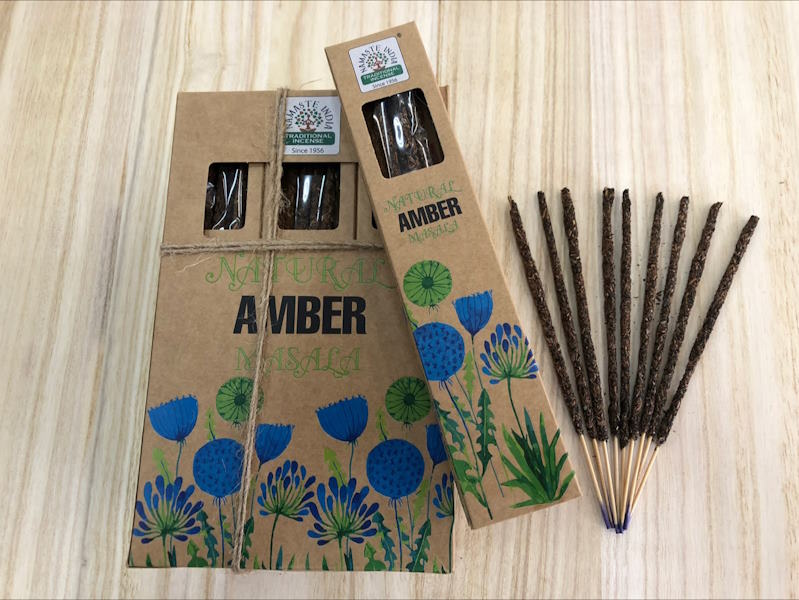Incienso Orgánico Ámbar Palo santo Orkay 25 gr